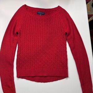 Aeropostale Red Knit Sweater